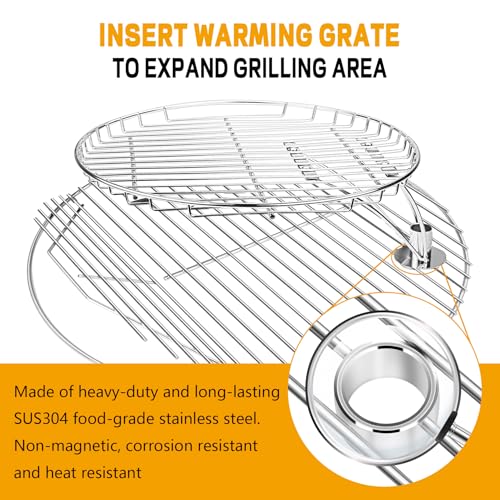 19.5" Cast Iron Round Grill Grate Grid for Pit Boss K24