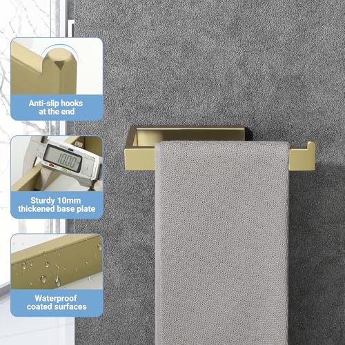 Brushed Gold Hand Towel Holder