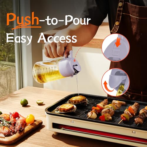 16oz 470ml Glass Olive Oil Sprayer for Cooking