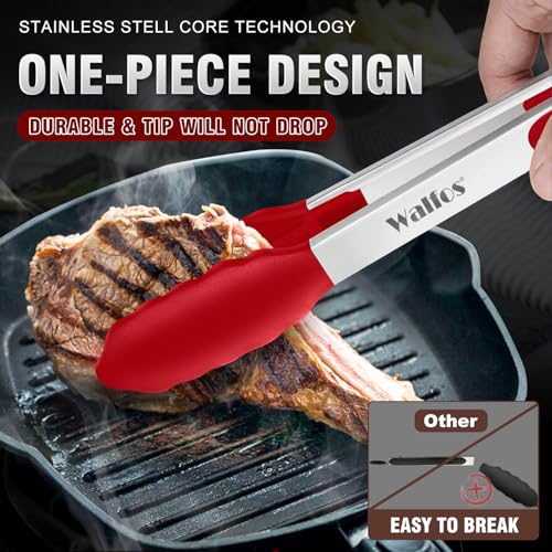 Silicone Tongs for Cooking (3 Count)