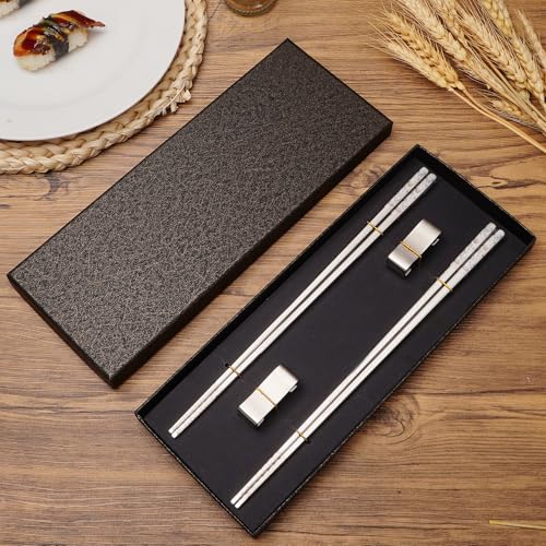 Stainless Steel Chopstick Gift Set (4 Count)