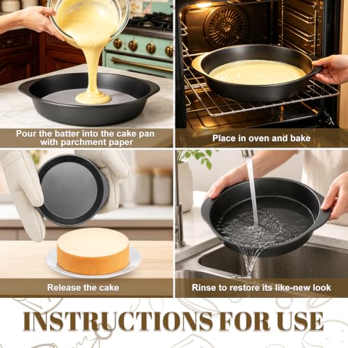 9 Inch Cake Pan Set (3 Count)