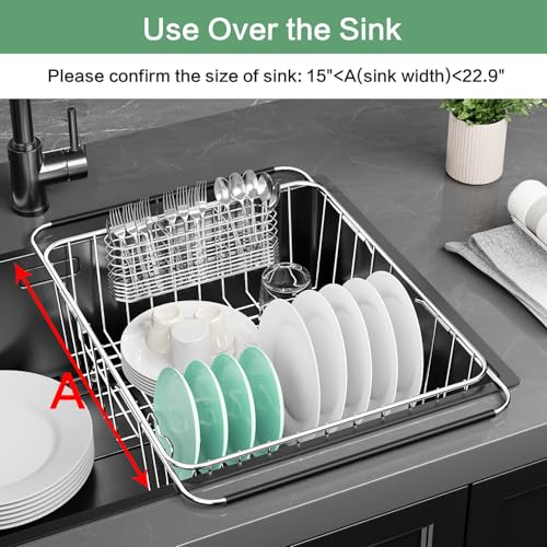 Large Sink Dish Drying Rack