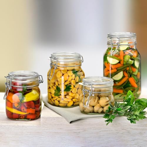 Fido Canning Jar with Airtight Rubber Gasket