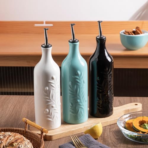 Sweejar Large Olive Oil Dispenser Bottle with Spout