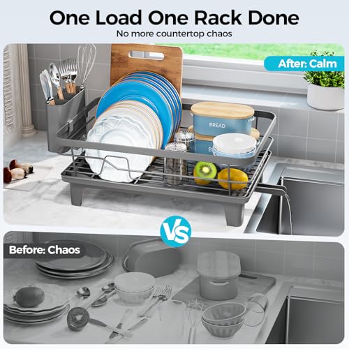Urakify Dish Drying Rack for Kitchen Counter
