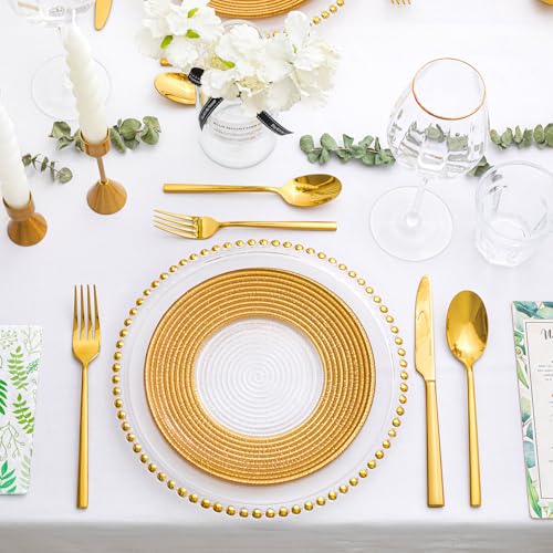 Gold Silverware Set for 8 (40 Count)