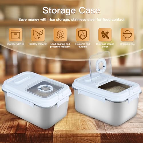 Stainless Steel Rice Container
