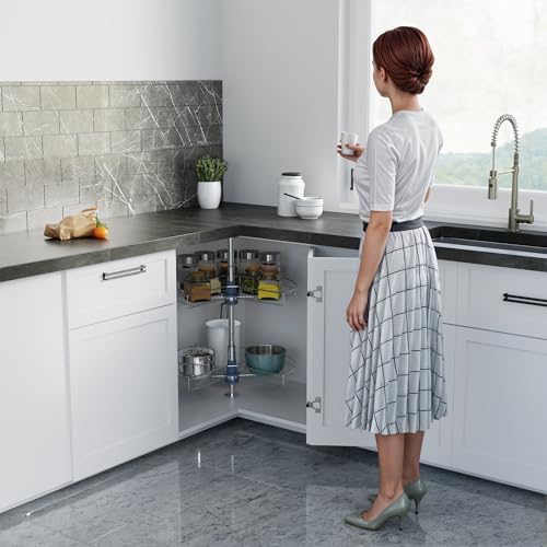 Dowell Base Cabinet Kidney Shape Dia.32 270° Lazy Susan