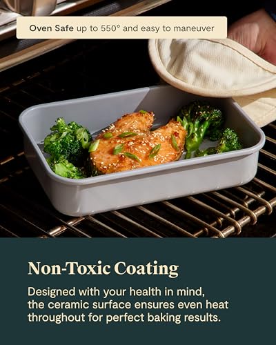 Non Stick Rectangle Baking Pan Set (3 Count)