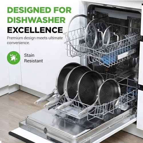 7 Piece Cookware Set Stainless Steel