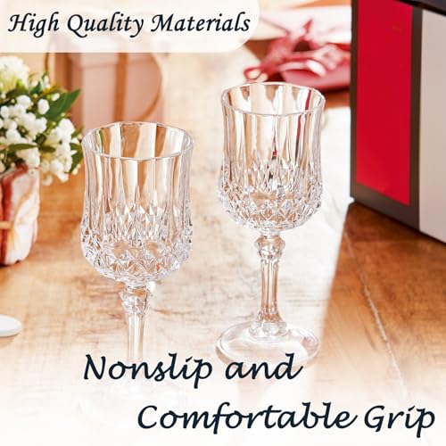 12Pack Plastic Wine Glasses (12 Count)