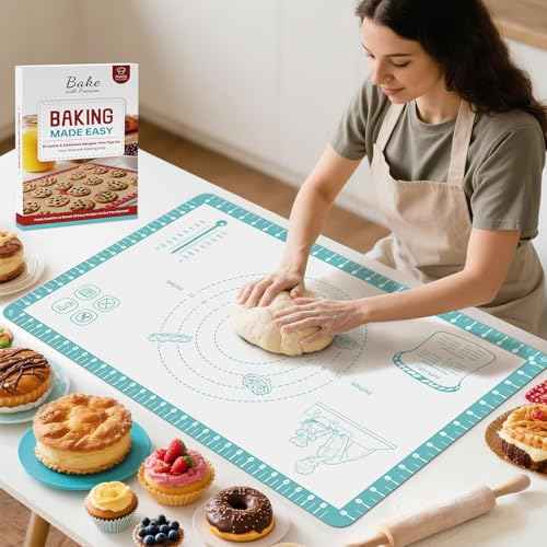 Silicone Baking Macaron Mat with 10 Recipes