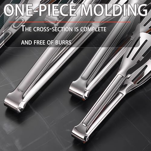 Stainless Steel Kitchen Tong Set (3 Count)