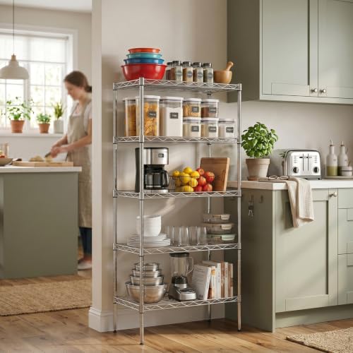 5 Tier Wire Shelf