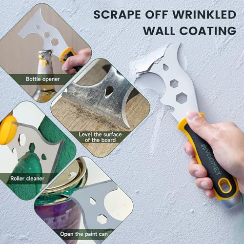 12-In-1 Putty Knife,Multifunctional Paint Scraper Tool