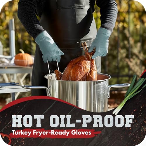 S Silicone Smoker BBQ Gloves