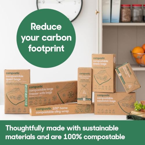 Compostable Freezer Bags (100 Count)