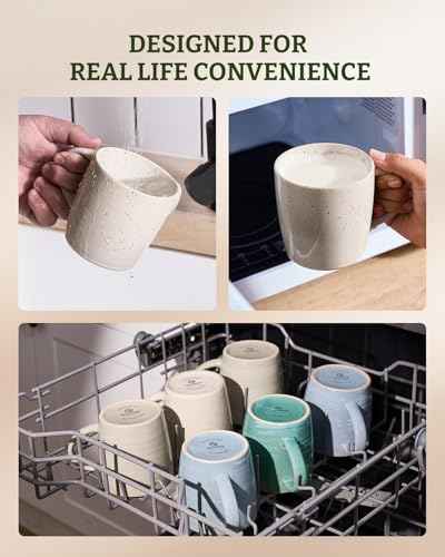 Coffee Mugs Set of 6 (6 Count)