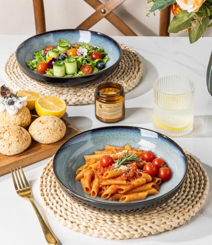 9.0" Ceramic Pasta Bowls Set of 6 (4 Count)