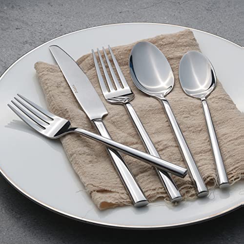 Potter 45 Piece Forged Stainless Steel Flatware Set Cutlery Set (11.25 Count)