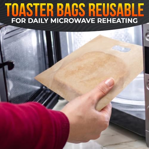 12 Pack Toaster Bags Reusable (12 Count)