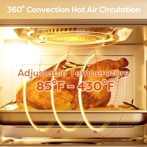 12-in-1 Countertop Steam Oven with Air Fryer, 25.4QT Nosh Oven Pro