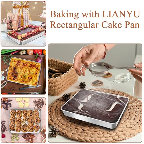 Stainless Steel Baking Cake Pan (2 Count)