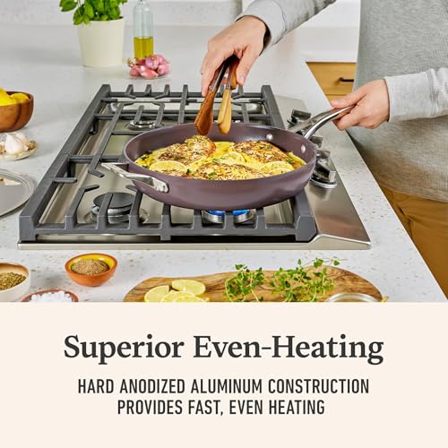 Premier Ceramic Nonstick 12 inch Frying Pan with Lid
