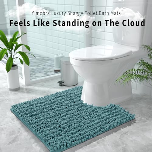 Toilet Rug U Shaped Washable 24x24 Inch