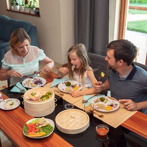 10" Extra Deep Bamboo Steamer (2 Count)