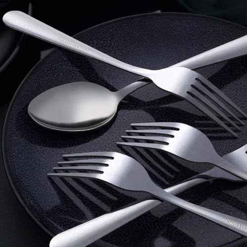 36 Piece Tea Spoons Set Silverware (36 Count)