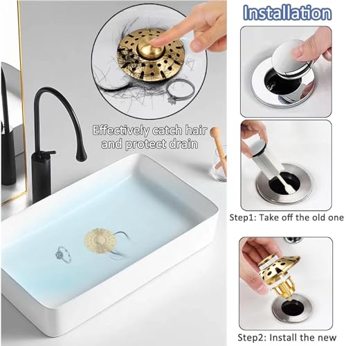Bathroom Sink Drain Strainer