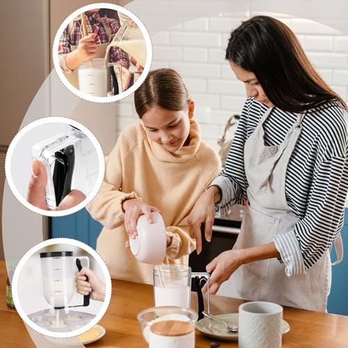 2 Pcs Handheld Batter Dispenser Squeeze Handle 4 Cups