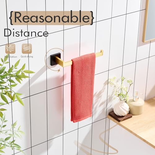 Towel Bar for Bathroom Wall Mount 9'' Hand Towel Holder T