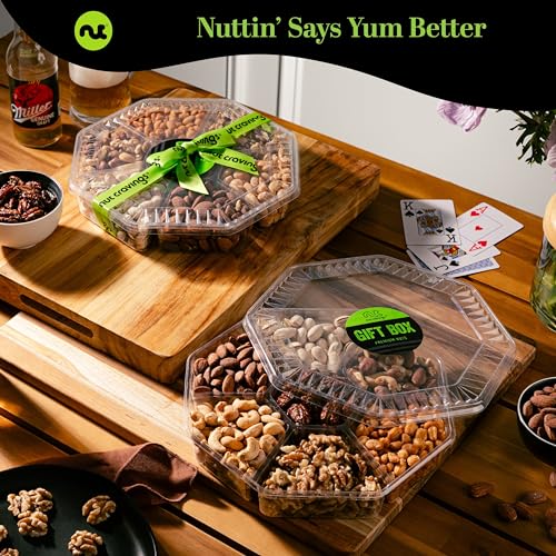 Mixed Nuts Gift Basket in Black Gold Box (32 Ounce)