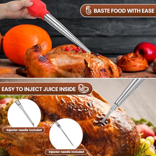 Large Turkey Baster with Cleaning Brush & Needle