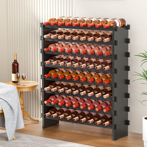 Bamboo Stackable Wine Rack