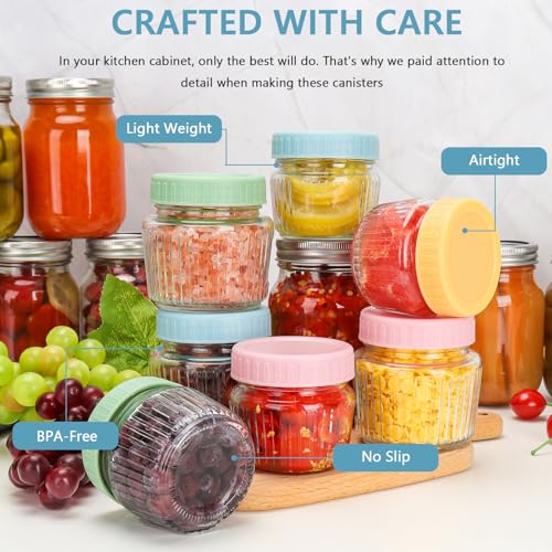 Glass Regular Mouth Mason Jars (8 Count)