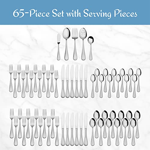Bravo 65 Piece Flatware Set (12 Count)