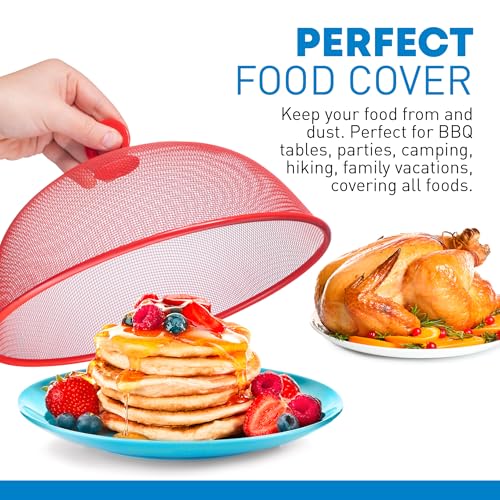 Metal Mesh Screen Food Cover Tent Umbrella