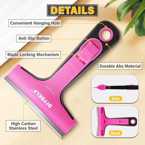Window Scraper with 10 Extra 4" Razor Blades