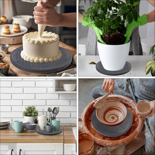 6 Pack 12 Inch Lazy Susan Turntable (6 Count)