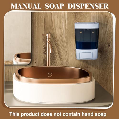 4 Pcs Wall Mounted Soap Dispenser (4 Count)