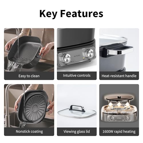 6 Quart Electric Skillet with Grill