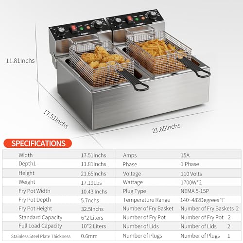 Commercial Electric Deep Fryer