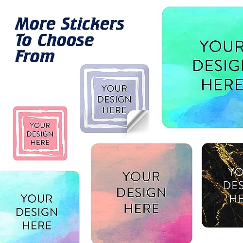 Custom Vinyl Stickers Your Image (100 Count)
