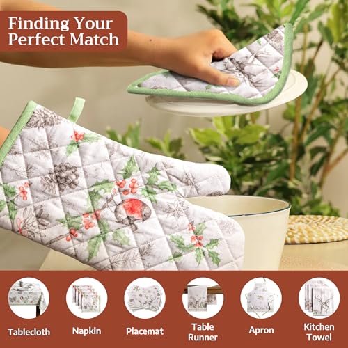 Maison d'Hermine Oven Gloves 100% Cotton Oven Mitt