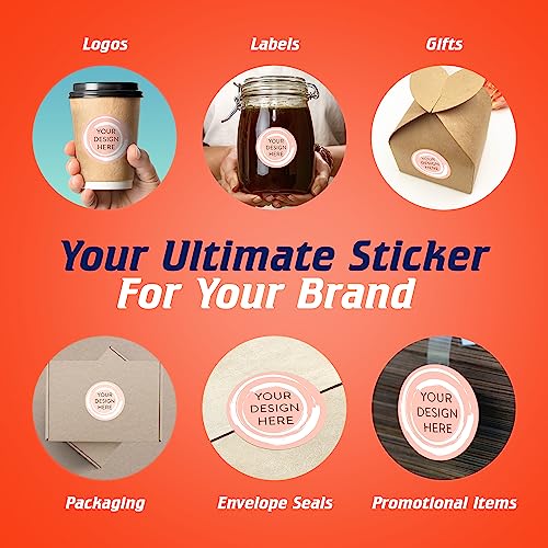 Custom Vinyl Stickers Your Image (100 Count)