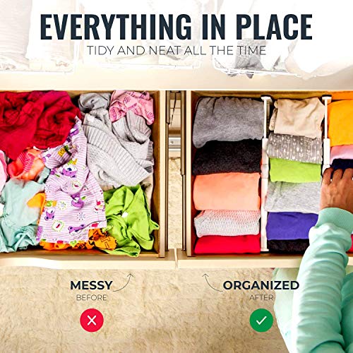 Adjustable Deep Drawer Divider (10 Count)